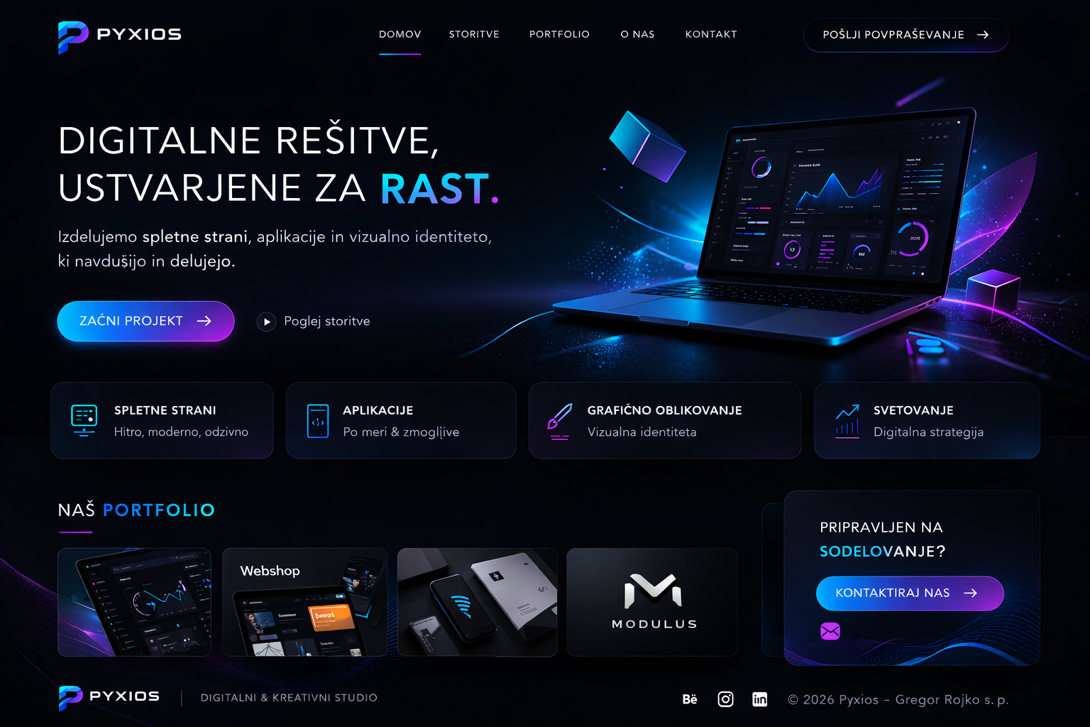 Pyxios studio visual